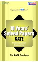 10 Years' Solved Papers GATE: Instrumentation Engineering