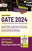 GATE 2024 : Instrumentation Engineering - 24 Years' Chapter-wise Solved Papers 2000-2023 by GKP