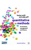 Quantitative Methods for Business, Management and Finance