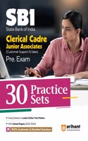 Arihant SBI Clerical Cadre Junior Associates (Customer Support & sales) 30 Practice Sets Pre Exam For 2024