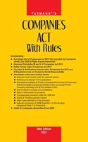 Taxmann's Companies Act with Rules  Most Authentic & Comprehensive Book covering Amended, Updated & Annotated text of Companies Act 2013 with 60+ Rules, Circulars & Notifications | Pocket Hardbound [Paperback] Taxmann