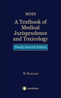 Lexis Nexis's A Textbook Of Medical Jurisprudence And Toxicology (HB) By Modi - 27th Edition 2021