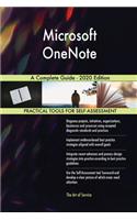 Microsoft OneNote A Complete Guide - 2020 Edition