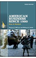 American Business Since 1920