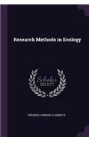 Research Methods in Ecology