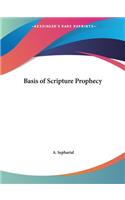 Basis of Scripture Prophecy