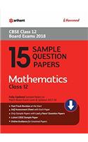 15 Sample Question Papers Mathematics for Class 12 CBSE