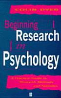 Beginning Research In Psychology (Pb)