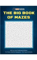 Big Book Of Mazes 200 Fun And Challenging Mazes For Stress Relief & Relaxation - For Teens & Adults