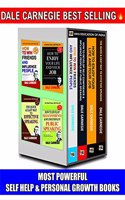 Dale Carnegie Books In English, 4 Best Selling Self Help & Personal Growth Books Set, How To Win Friends And Influence People, English Speaking Course Books & Many More Powerful Books Of Dale Carnegie