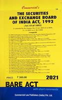 The Securities and Exchange Board of India Act, 1992 Bare Act 2020-2021 Edition