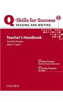 Q Skills for Success: Reading and Writing 5: Teacher's Book with Testing Program CD-ROM