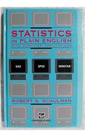 Statistics In Plain English With Computer Applications