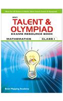 BMA's Talent & Olympiad Exams Resource Book for Class - 1 (Maths)