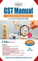 Padhuka's GST Manual (A Comprehensive Book on GST Law) - 2/edition, 2021