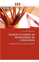 Sources Et Modes de Financement de l''éducation