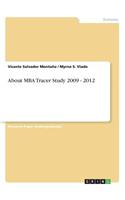 About MBA Tracer Study 2009 - 2012