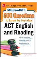 500 ACT English and Reading Questions to Know by Test Day