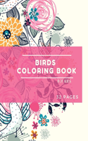 Birds Coloring Book