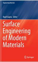 Surface Engineering of Modern Materials