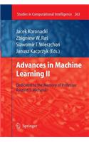 Advances in Machine Learning II