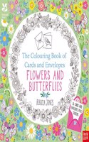 National Trust: The Colouring Book of Cards and Envelopes - Flowers and Butterflies