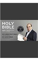 NIV David Suchet Audio and Large Print Leather Bible Gift Edition