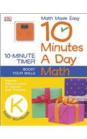 10 Minutes a Day: Math, Kindergarten