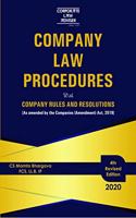 Corporate Law Adviser's Company Law Procedures by Mamta Bhargava 4th Edition January 2020