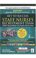 Key to Success Staff Nurses Recruitment Exam (10000+ Solved MCQs with Exams Across India)