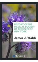 History of the Medical Society of the State of New York