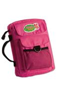 Adventure Bible Cover for Girls, Zippered, with Handle, Nylon, Pink, Medium