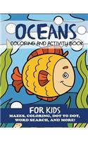 Oceans Coloring and Activity Book for Kids