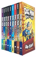 Dog Man Series 9 Books Collection Set by Dav Pilkey Grime and Punishment, Fetch-