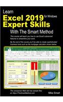 Learn Excel 2019 Expert Skills with The Smart Method