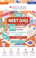 Oswaal NTA NEET (UG) 10 Mock Test Papers As Per NMC NEET Updated Syllabus, 2000+ Practice Questions (Physics, Chemistry, Biology) For 2024 Exam