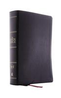 NKJV, Open Bible, Imitation Leather, Black, Red Letter Edition, Comfort Print