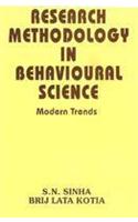 Research Methodology in Behavioural Science (Modern Trends)