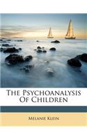 The Psychoanalysis Of Children