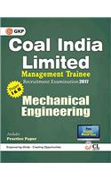 Coal India Limited Management Trainee Mechanical Engineering 2017