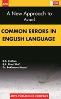 A New Approach To Avoid Common Errors In English Language