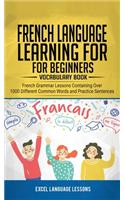 French Language Learning for Beginner's - Vocabulary Book