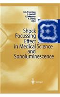 Shock Focussing Effect in Medical Science and Sonoluminescence