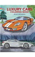 Luxury Cars Coloring Book