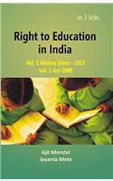 Right to Education in India (2nd Vol)