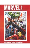 MARVEL HEROES coloring book