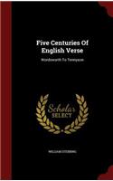 Five Centuries Of English Verse