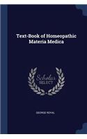 Text-Book of Homeopathic Materia Medica