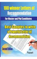 100 Winner Letters Of Recommendation