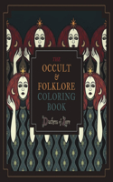 The Occult & Folklore Coloring Book